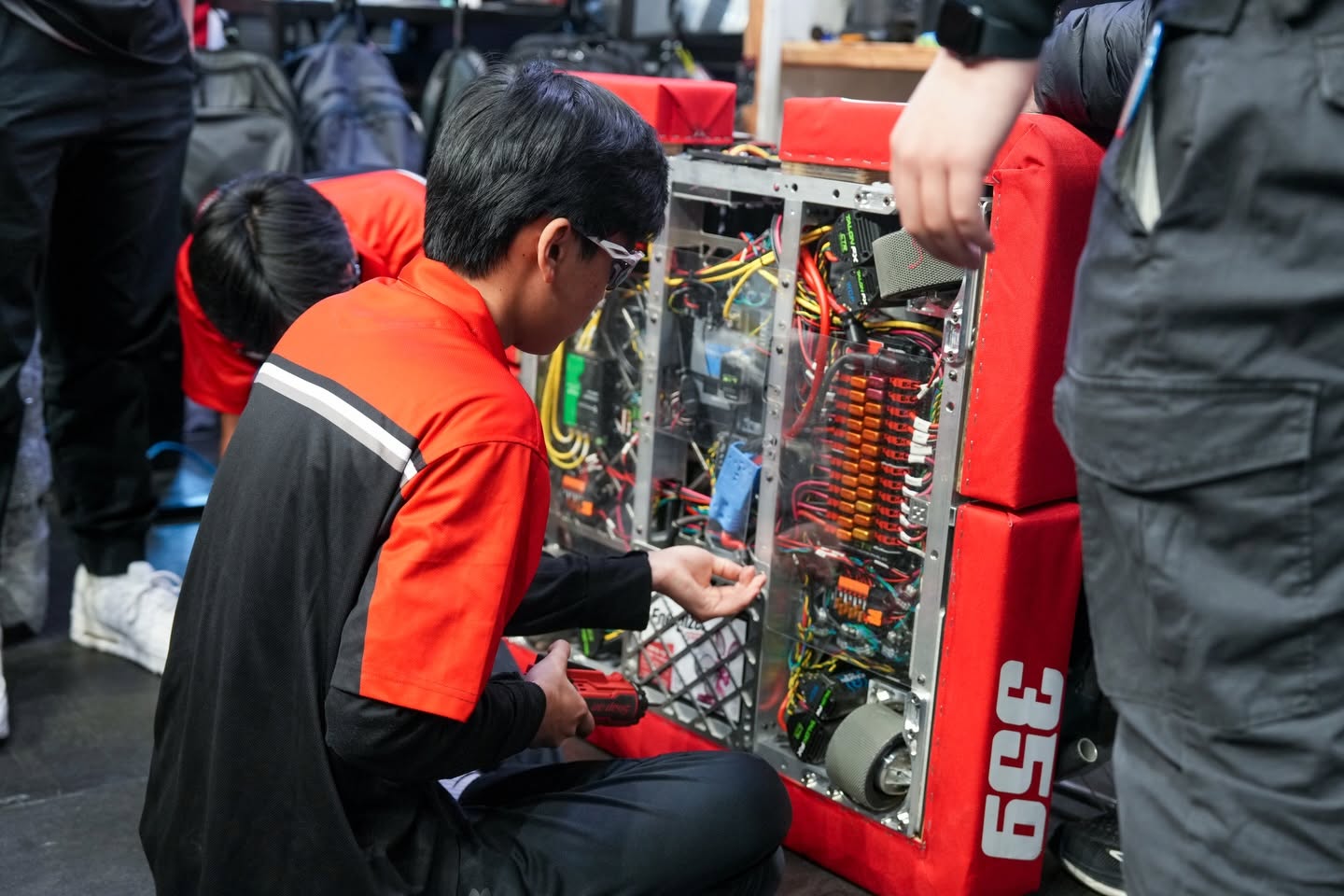 Team 359 at the 2026 REBUILT competition, 3 of 9