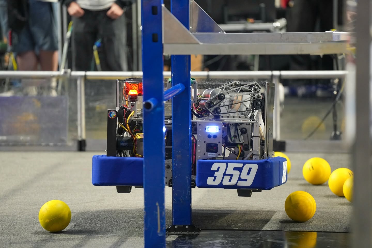 Team 359 at the 2026 REBUILT competition, 5 of 9